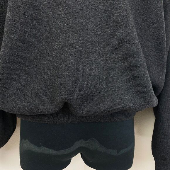 Carnoustie Dark Gray Black Wool Blend Pullover Sweater Lg Long Sleeves 1/4 Zip - Picture 10 of 16